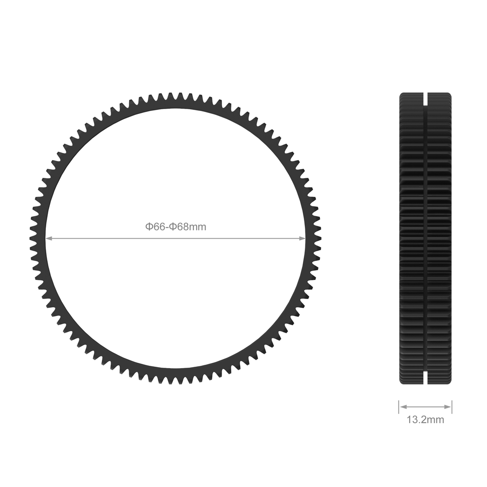 SmallRig 66mm-68mm Seamless Focus Gear Ring, follow focus gyűrű (3292)-1