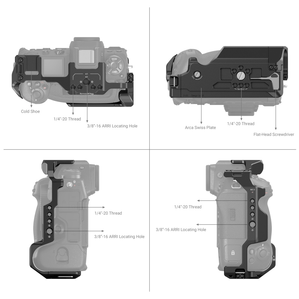 SmallRig Camera Cage Nikon Z 9 fényképezőgéphez (3195)-4