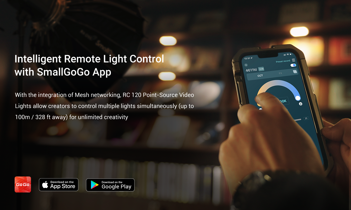SmallRig RC120B Bi-color LED lámpa, videólámpa (3615)-7
