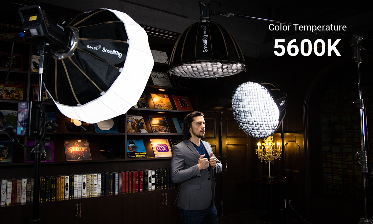 SmallRig RC120D 5600K LED lámpa, videólámpa (3612)-9