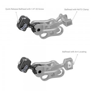 SmallRig Drop-in HawkLock mini gyorskioldó 1/4''-20 gömbfej (3600)