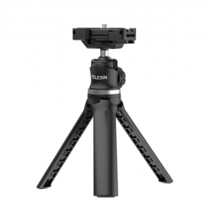 TELESIN K1 kihúzható asztali állvány, mini tripod gömbfejjel, mobiltelefon tartóval (TE-TRP-K1)
