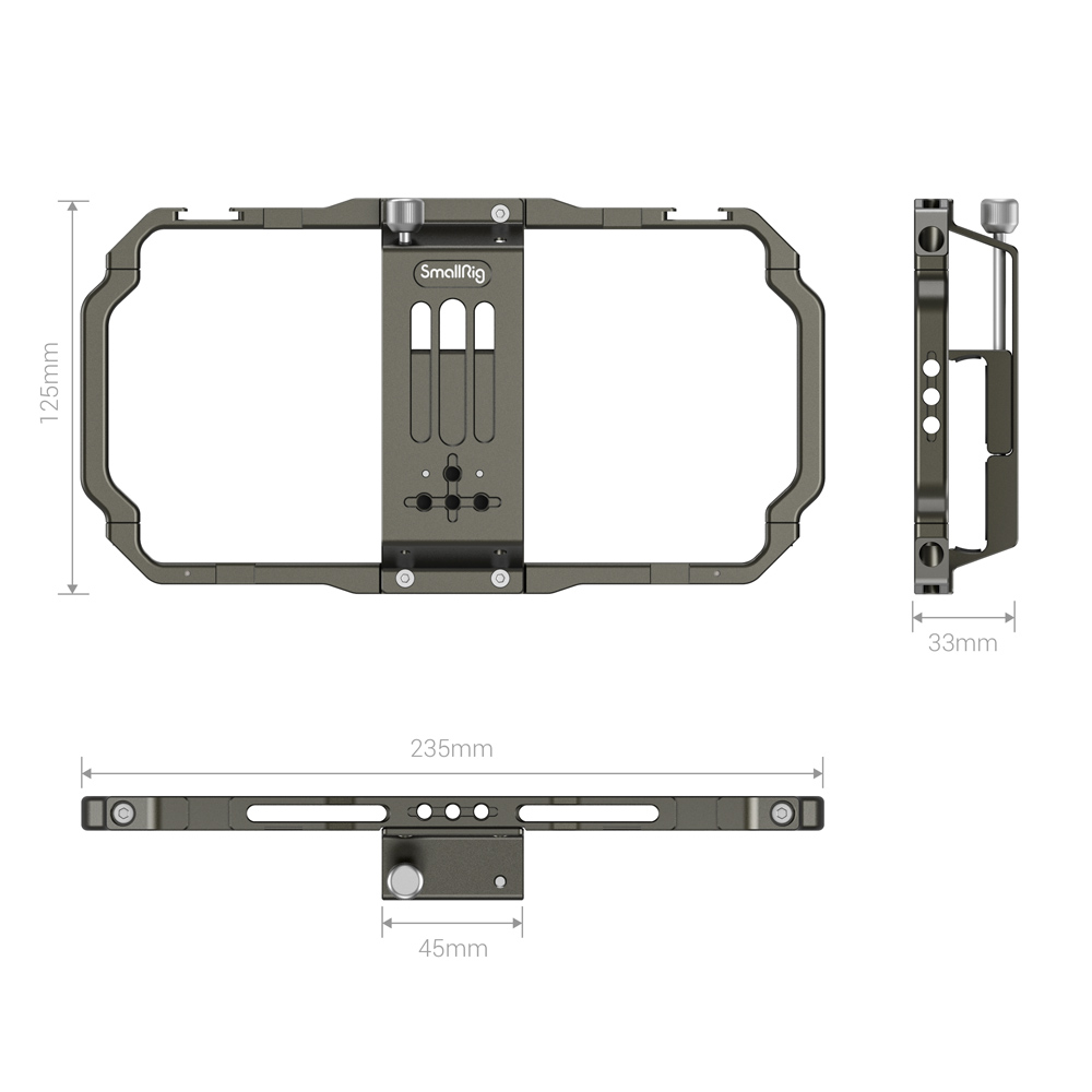 SmallRig univerzális cage mobiltelefonhoz (2791)-2
