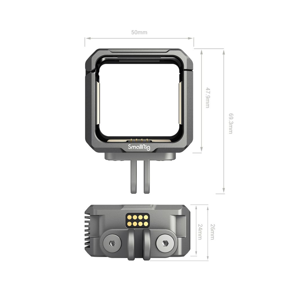 SmallRig Camera Cage DJI Action 2 akciókamerához (3711)-2