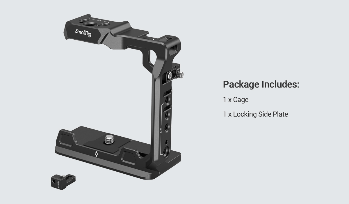 SmallRig Camera Half Cage Sony Alpha 7 IV/Alpha 7S III/Alpha 1/Alpha 7R IV kamerákhoz (3639)-7