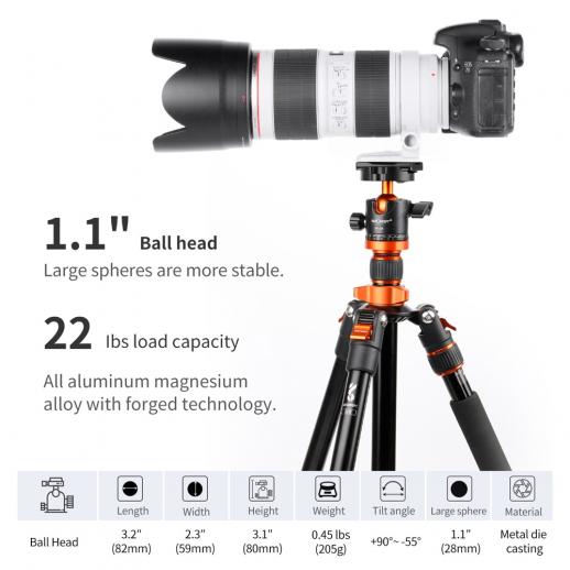 KF Concept KF-28V3 gömbfej, 10kg teherbírás (KF31.023V3)-3
