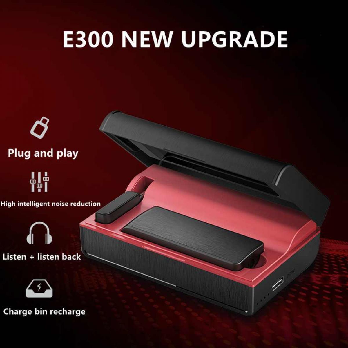 KF Concept E300 2,4 GHz-es vezeték nélküli Lavalier mikrofon töltőtokkal iOS lightning és USB Type-C csatlakozóval (KF10.040)-2