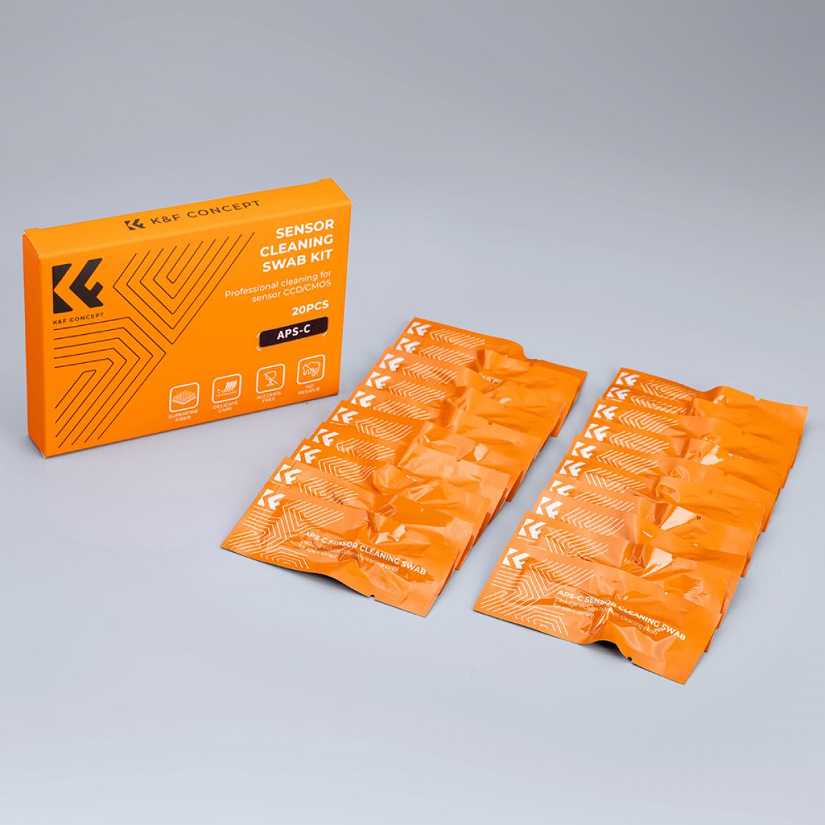 KF Concept cserélhető fej tisztító ecsethez APS-C szenzorhoz 20db-os (SKU.1901)-6