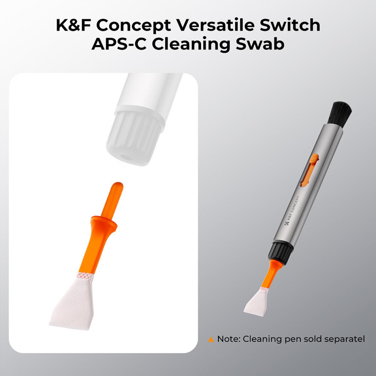 KF Concept cserélhető fej tisztító ecsethez APS-C szenzorhoz 20db-os (SKU.1901)-1
