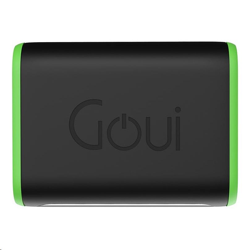 10000mAh Powerbank Goui Bolt Mini gyors töltés 3.0 fekete/zöld-0
