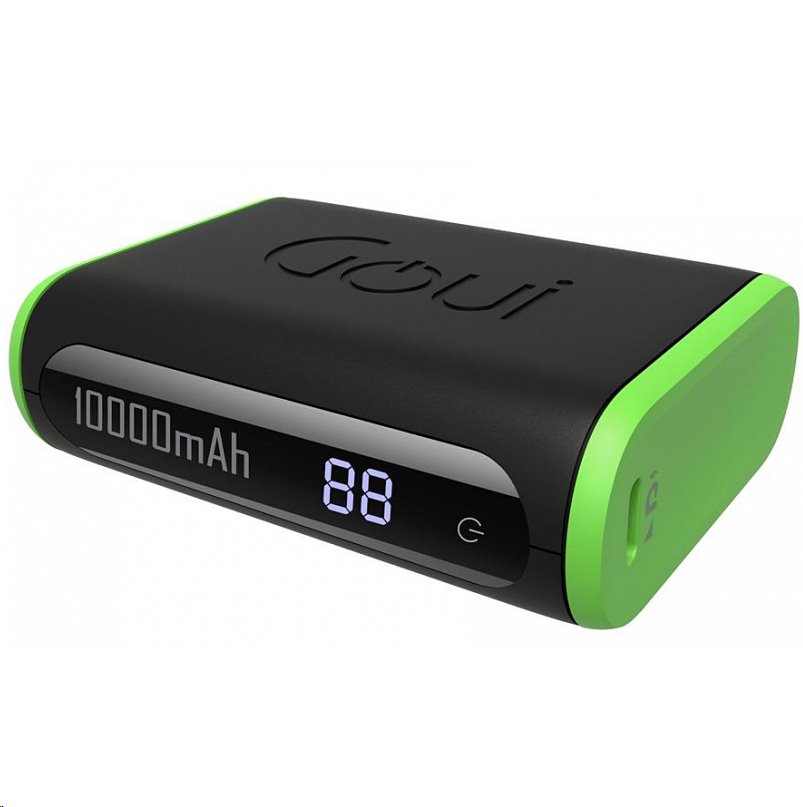10000mAh Powerbank Goui Bolt Mini gyors töltés 3.0 fekete/zöld-2