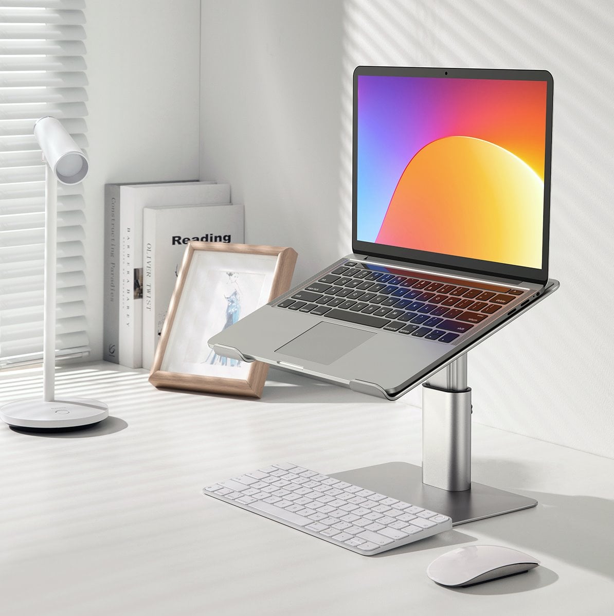 Baseus LUJS000012 fém állítható laptop állvány ezüst-4
