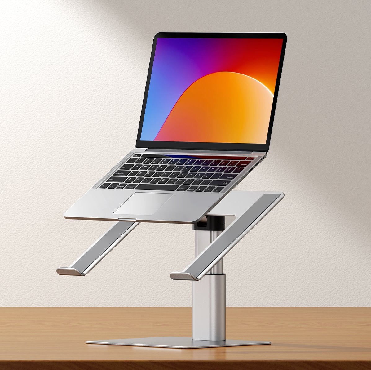 Baseus LUJS000012 fém állítható laptop állvány ezüst-3