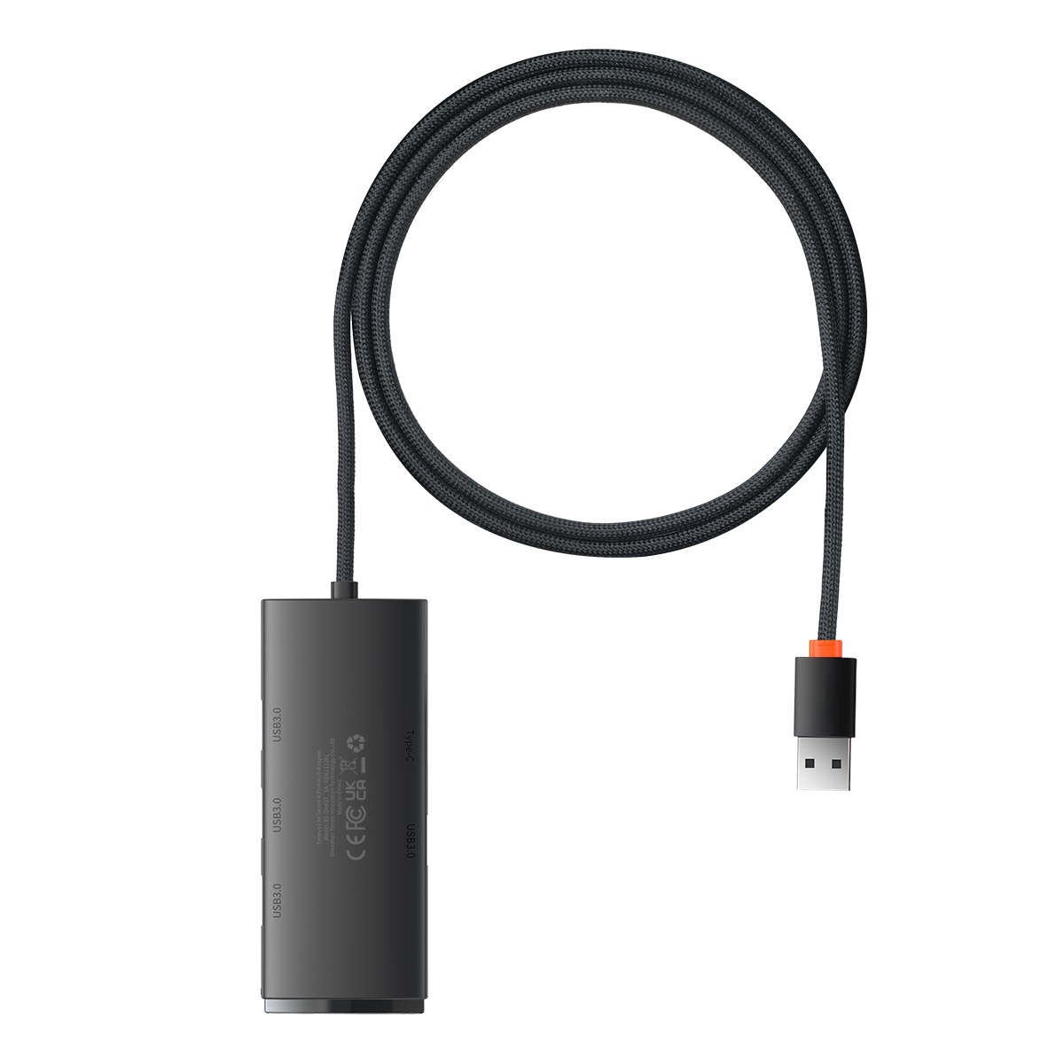 Baseus Adapter HUB - USB - 4xUSB3.0 - 1m (WKQX030101) fekete-16