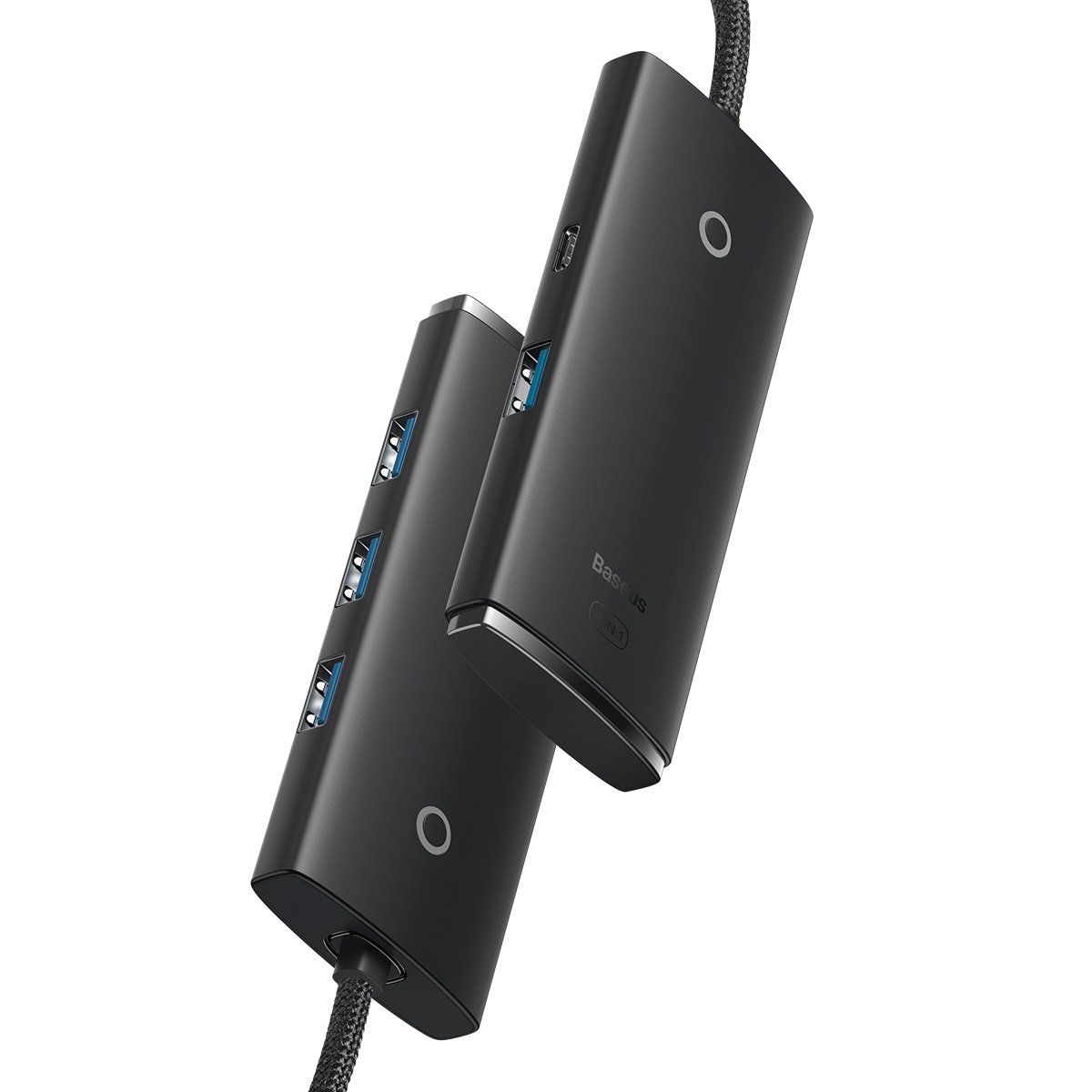 Baseus Adapter HUB - USB - 4xUSB3.0 - 1m (WKQX030101) fekete-15