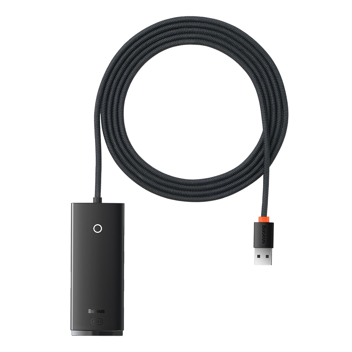 Baseus Adapter HUB - USB - 4xUSB3.0 - 2m (WKQX030201) fekete-0