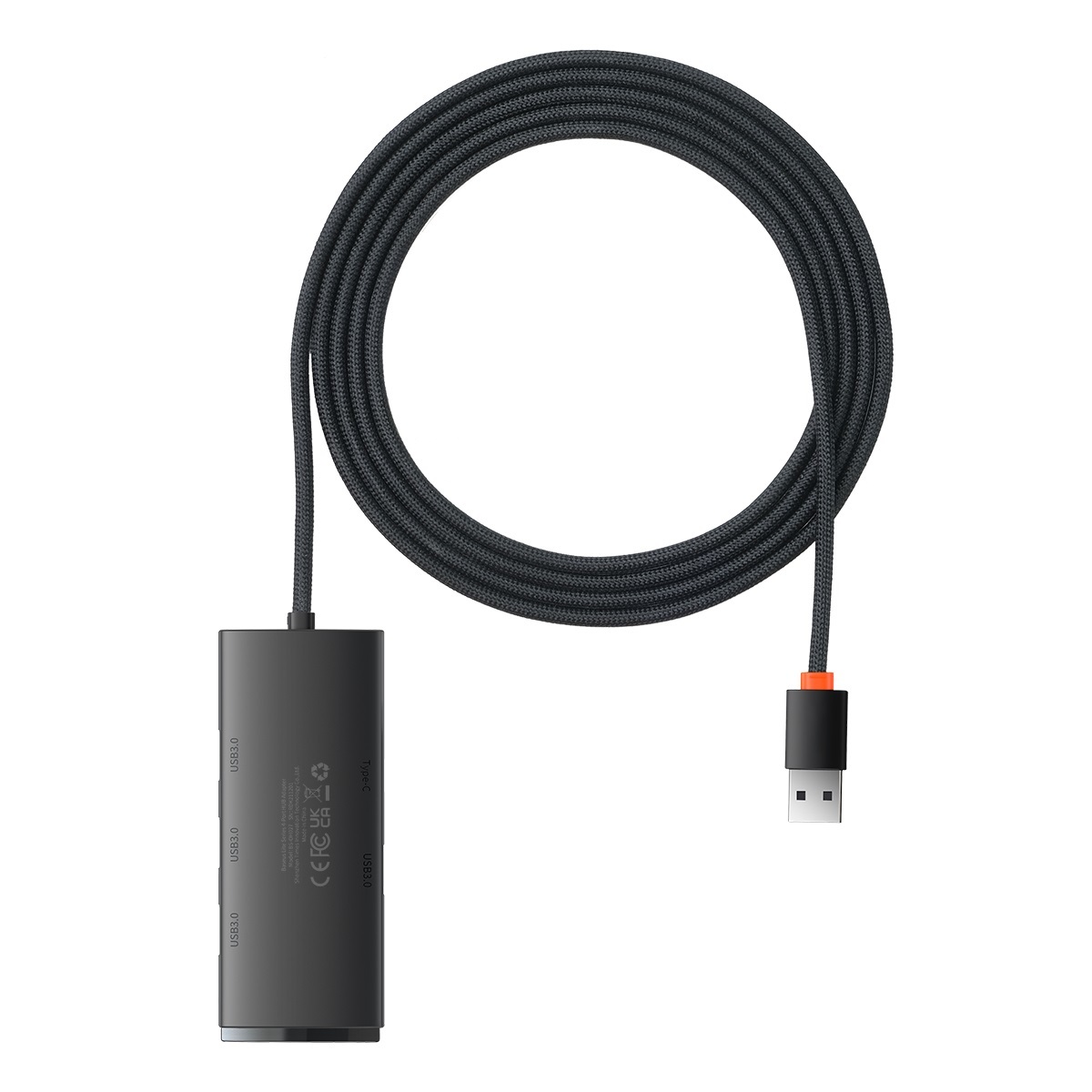 Baseus Adapter HUB - USB - 4xUSB3.0 - 2m (WKQX030201) fekete-4