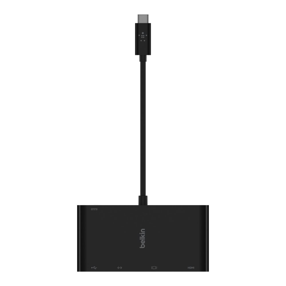 Belkin USB-C Multimédia + töltőadapter, HUB elosztó (ETHERNET - HDMI - VGA - USB-A) (100W PD) fekete (AVC004BTBK)-9