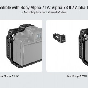 SmallRig Camera Half Cage Sony Alpha 7 IV/Alpha 7S III/Alpha 1/Alpha 7R IV kamerákhoz (3639)