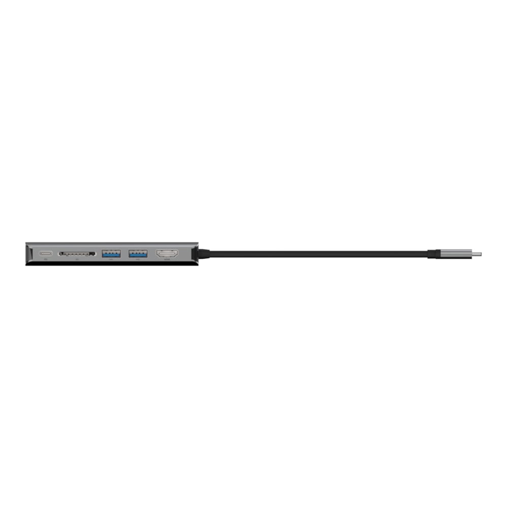 Belkin CONNECT USB-C 6 az 1-ben többportos adapter, HUB elosztó (AVC008btSGY) szürke-4