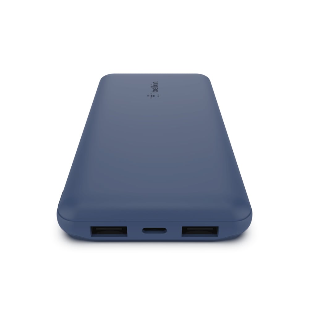 Belkin Boost Charge (10000 mAh) Powerbank USB-C 15W + 2x USB-A + 15cm USB-A - USB-C kábel (BPB011btBL) kék-5