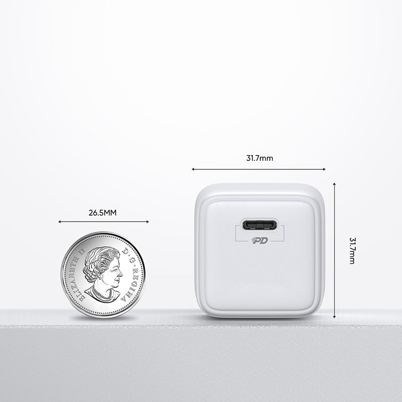 Joyroom hálózati töltő adapter USB Type C PD töltő 25W EU dugó fehér (L-P251)-3