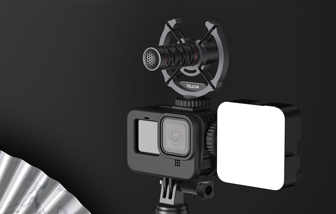 TELESIN tok, védőkeret GoPro Hero 9 / Hero 10 / Hero 11-hez (GP-FMS-903)-1
