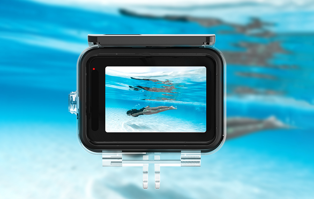 TELESIN vízálló tok GoPro Hero 9 / Hero 10 / Hero 11 / Hero 12 akciókamerákhoz (GP-WTP-901)-2