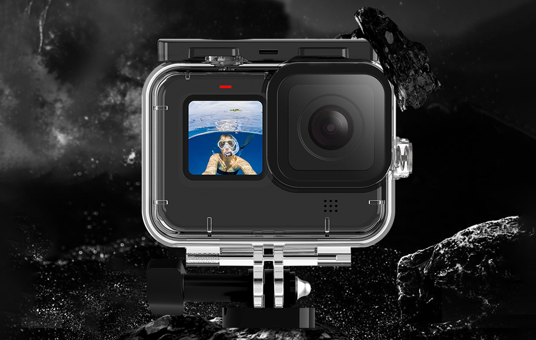 TELESIN vízálló tok GoPro Hero 9 / Hero 10 / Hero 11 / Hero 12 akciókamerákhoz (GP-WTP-901)-3