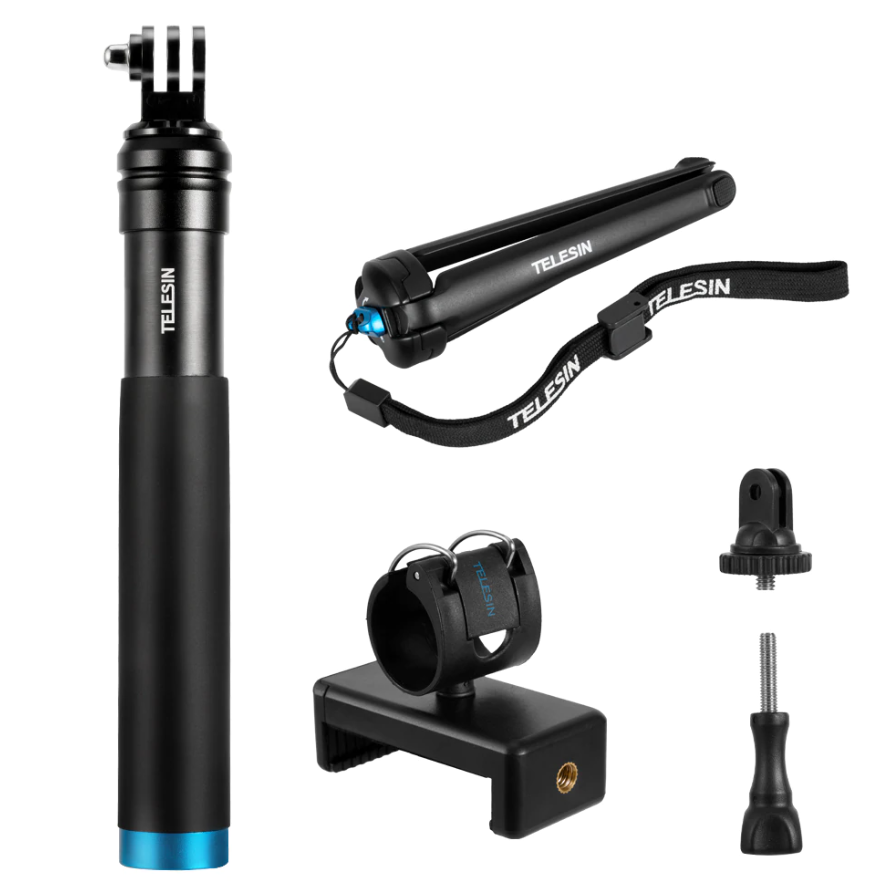 TELESIN selfie bot, állvány akciókamerákhoz mobiltelefon tartóval (GP-MNP-090-S)-3