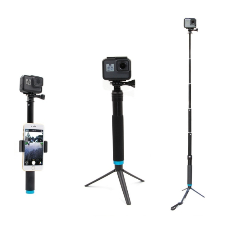 TELESIN selfie bot, állvány akciókamerákhoz mobiltelefon tartóval (GP-MNP-090-D)-2