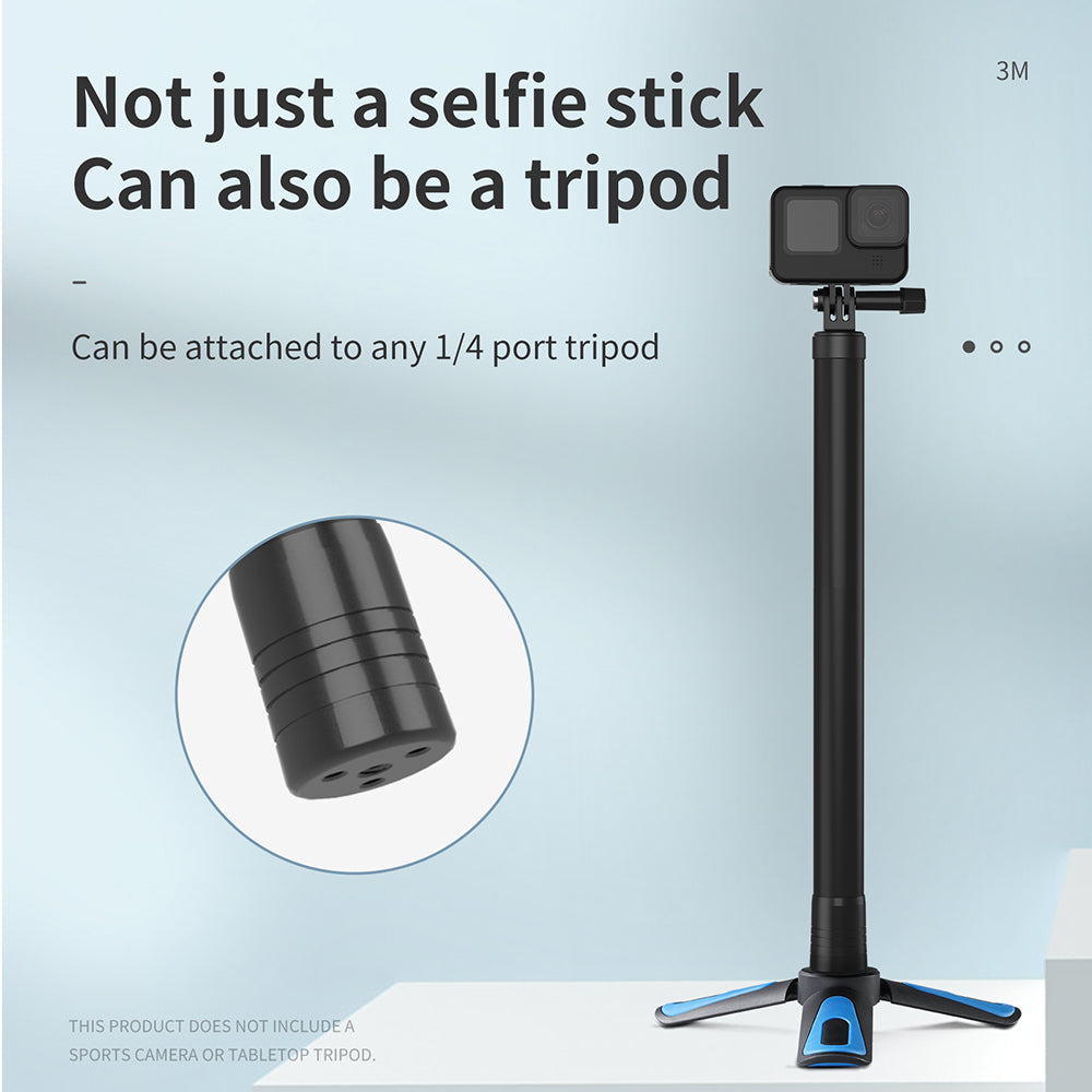 TELESIN karbon selfie bot akciókamerákhoz 300cm (IS-MNP-300)-2