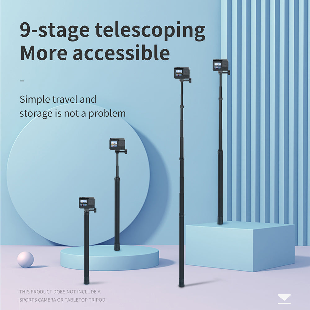TELESIN karbon selfie bot akciókamerákhoz 300cm (IS-MNP-300)-9