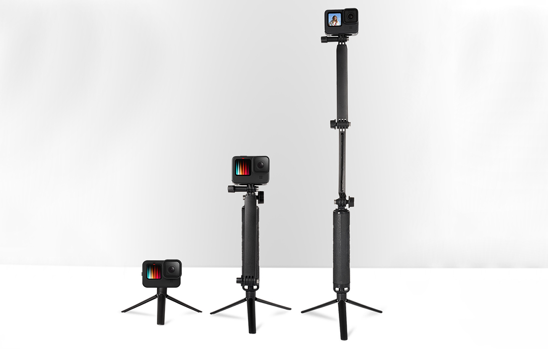 TELESIN 360 fokos vízálló selfie kar, állvány akciókamerákhoz (GP-MFW-300)-3