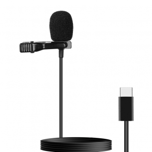 Green Audio csíptetős mikrofon 2m, Type-C (USB-C) - (GAM-140T-S)