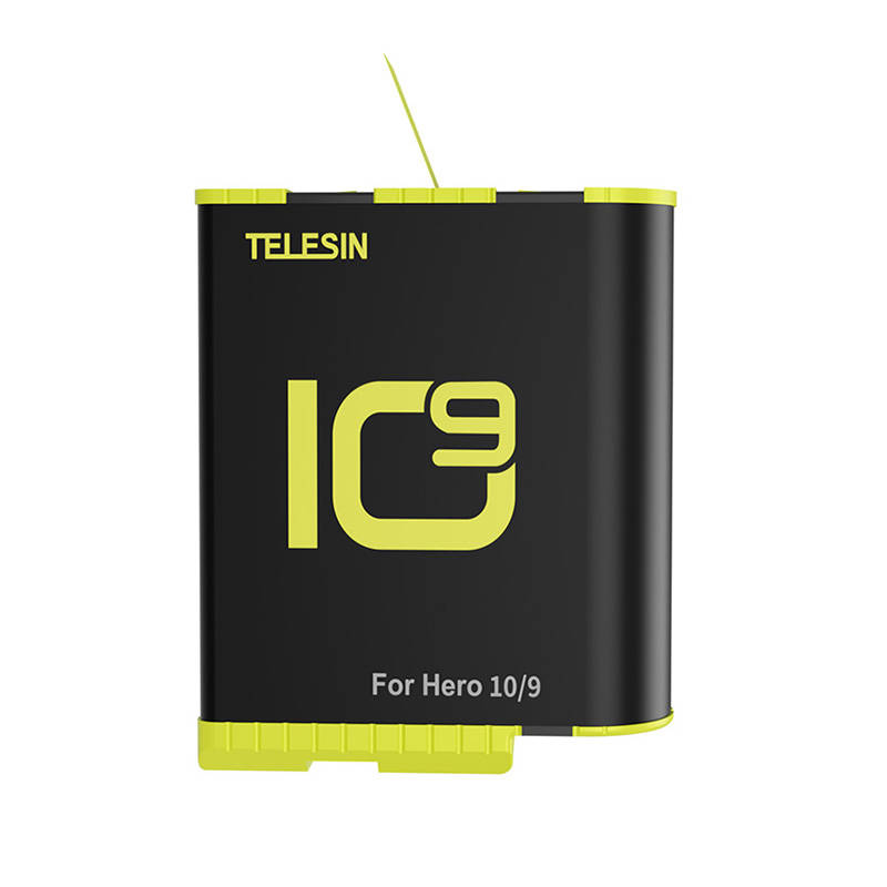 TELESIN akkumulátor GoPro Hero 9 / Hero 10 / Hero 11 / Hero 12 akciókamerákhoz 1750mAh (GP-BTR-901-B)-0
