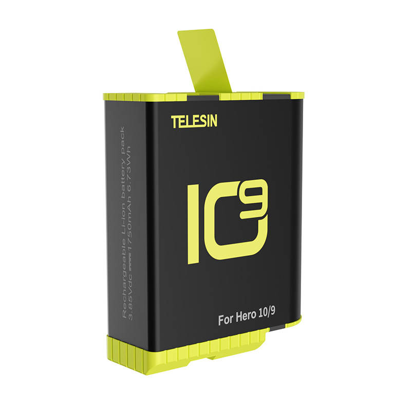TELESIN akkumulátor GoPro Hero 9 / Hero 10 / Hero 11 / Hero 12 akciókamerákhoz 1750mAh (GP-BTR-901-B)-2