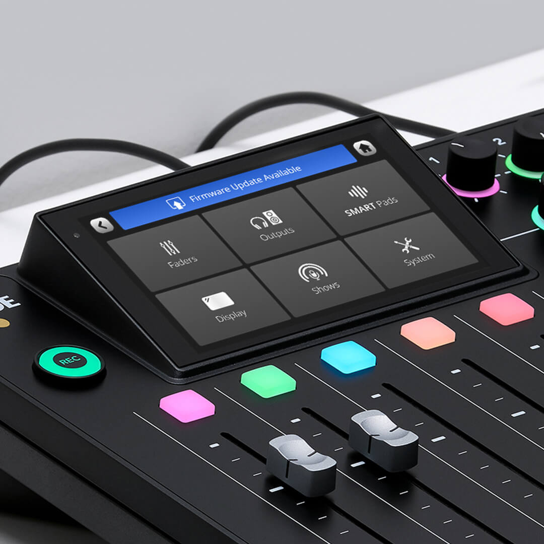 RODE RODECaster Pro II négy mikrofoncsatornás audio produkciós keverő és rögzítő USB, Bluetooth, Ethernet és WiFi csatlakozásokkal-25