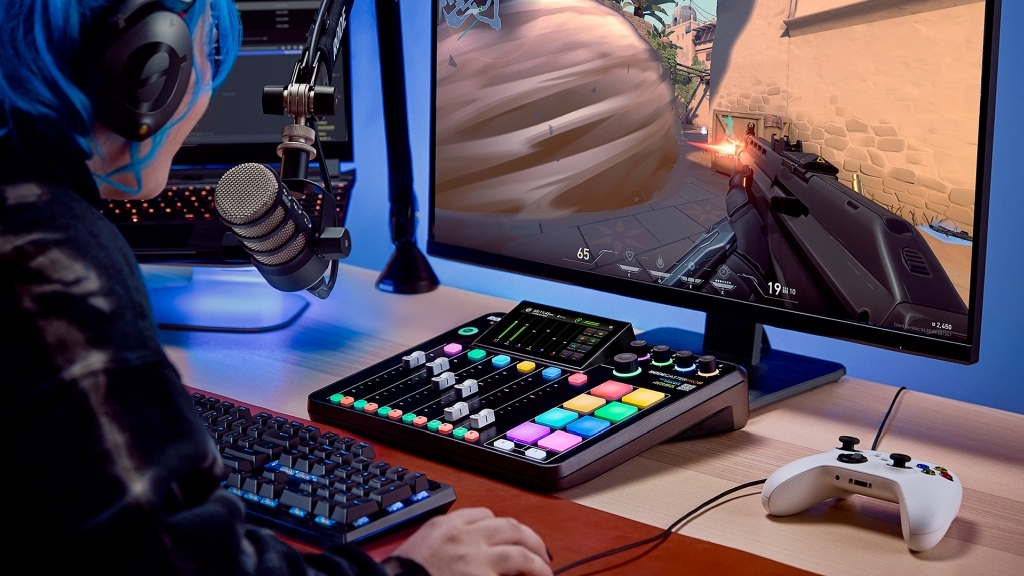 RODE RODECaster Pro II négy mikrofoncsatornás audio produkciós keverő és rögzítő USB, Bluetooth, Ethernet és WiFi csatlakozásokkal-15