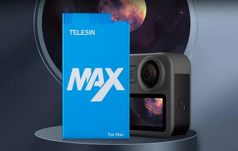 TELESIN GoPro MAX akkumulátor, 1600 mAh (GP-BTR-MAX)-3