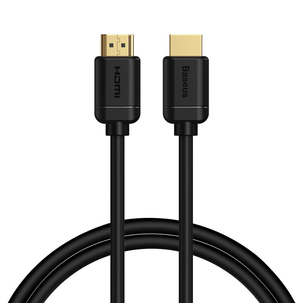 Baseus HDMI 2.0 kábel 4K 60Hz 3D HDR 18 Gbps 1m fekete (CAKGQ-A01)-0
