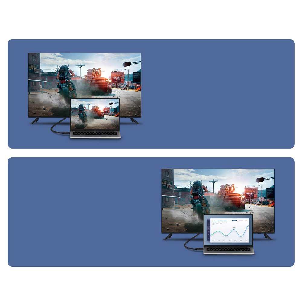 Baseus HDMI 2.0 kábel 4K 60Hz 3D HDR 18 Gbps 1m fekete (CAKGQ-A01)-14
