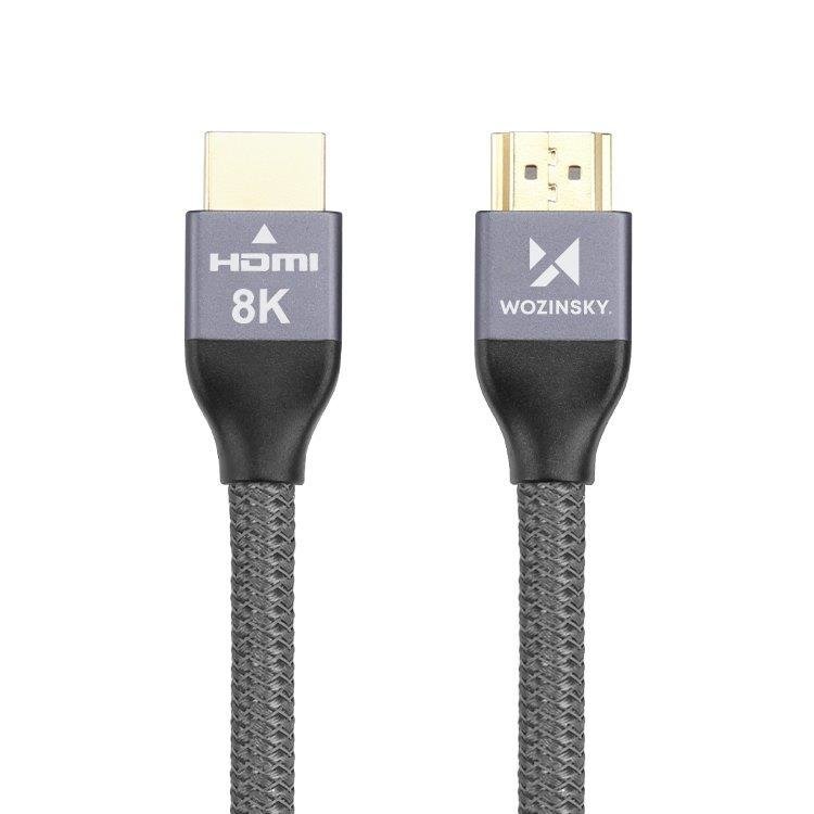 Wozinsky HDMI kábel 2.1 8K 60Hz 48 Gbps / 4K 120Hz / 2K 144Hz 1m szürke (WHDMI-10)-8
