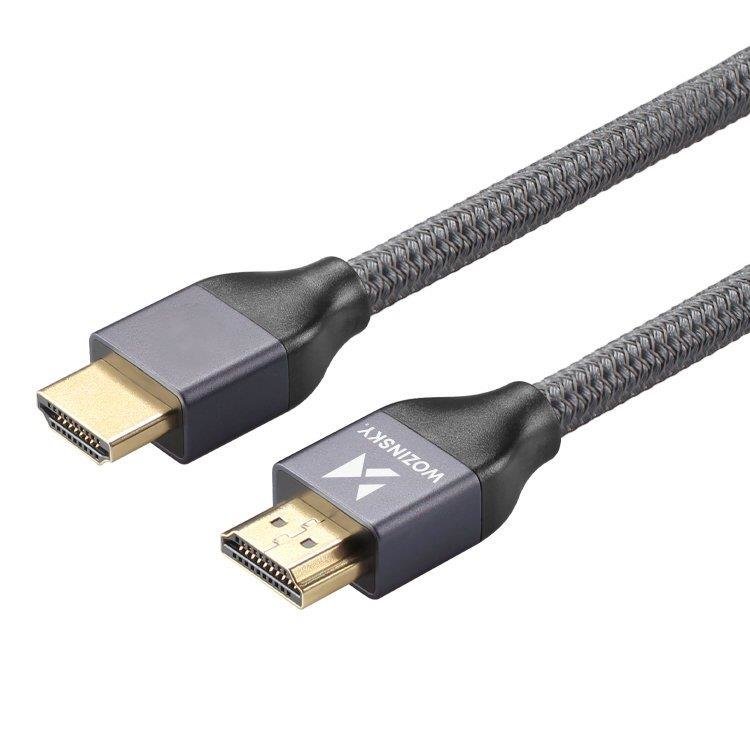 Wozinsky HDMI kábel 2.1 8K 60Hz 48 Gbps / 4K 120Hz / 2K 144Hz 2m szürke (WHDMI-20)-3