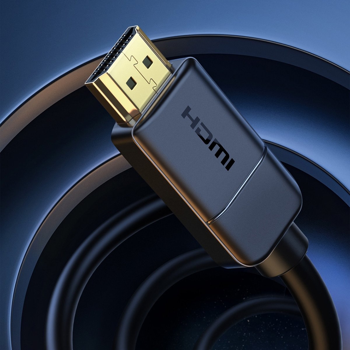 Baseus High Definition Series HDMI 2.0 kábel 4K60Hz 0.75m fekete (WKGQ030101)-17