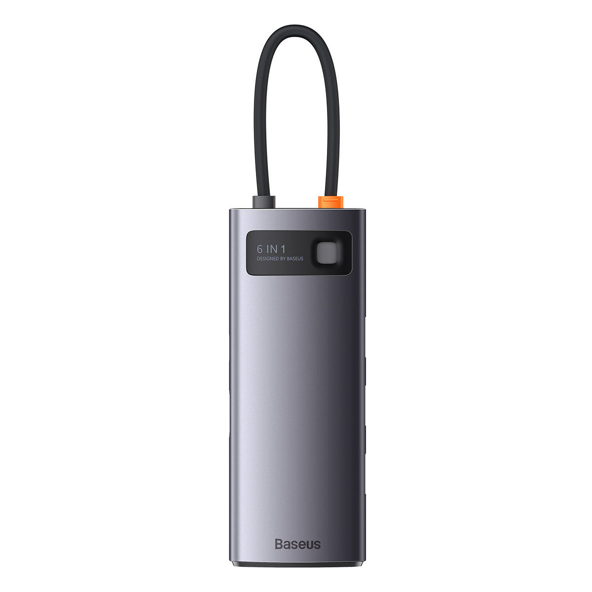 Baseus Metal Gleam Series 6 az 1-ben dokkoló, HUB USB Type C - 1 x HDMI / 3 x USB 3.2 Gen. 1/1 x Power Delivery / 1 x VGA szürke (WKWG030013)-15
