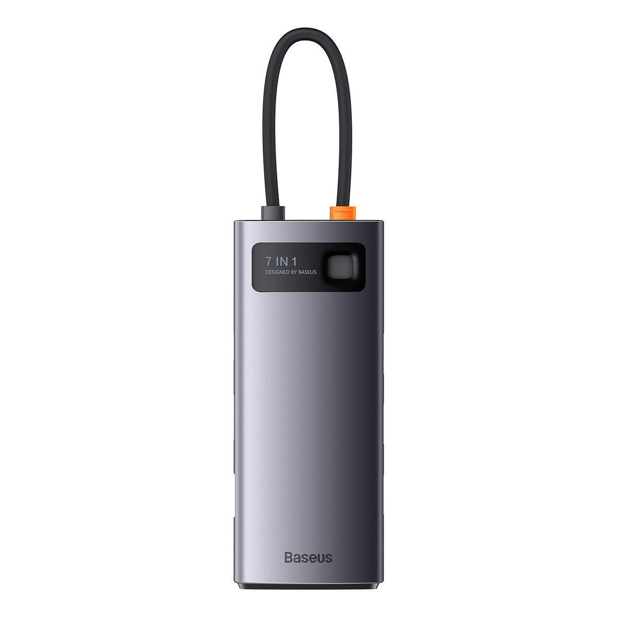 Baseus Metal Gleam Series 7 az 1-ben dokkoló, HUB USB Type C - 1 x HDMI / 1 x VGA / 3 x USB 3.2 Gen. 1/1 x Power Delivery / 1 x RJ-45 Ethernet szürke (WKWG040013)-17
