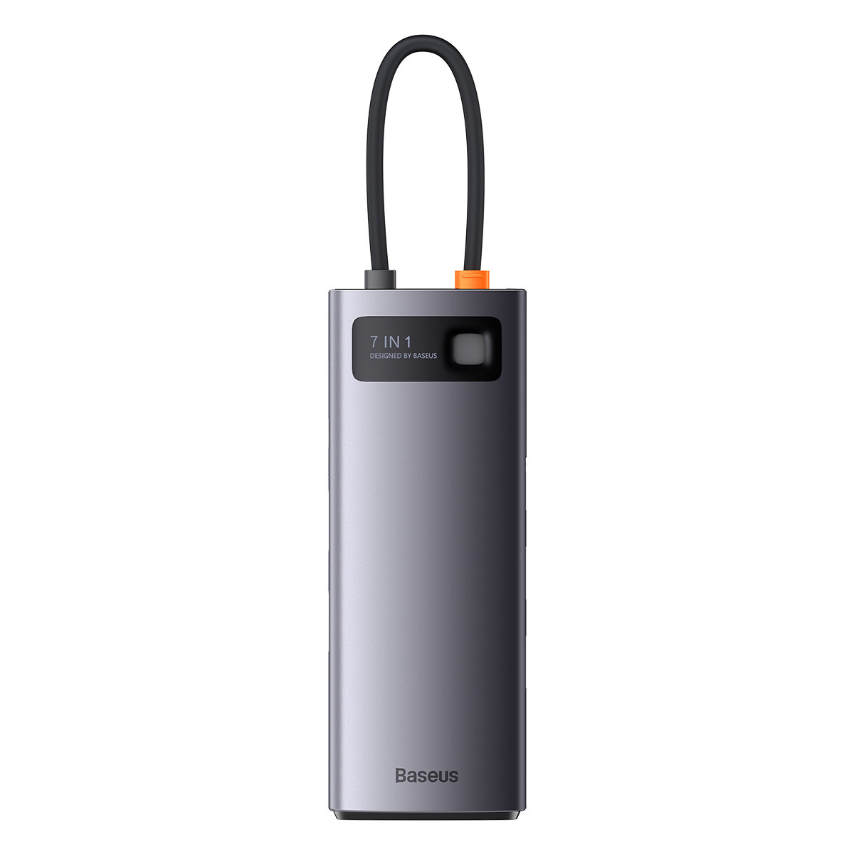 Baseus Metal Gleam Series 7 az 1-ben dokkoló, HUB USB Type C - 2 x HDMI / 3 x USB 3.2 Gen. 1/1 x Power Delivery / 1 x RJ-45 Ethernet szürke (WKWG040113)-13