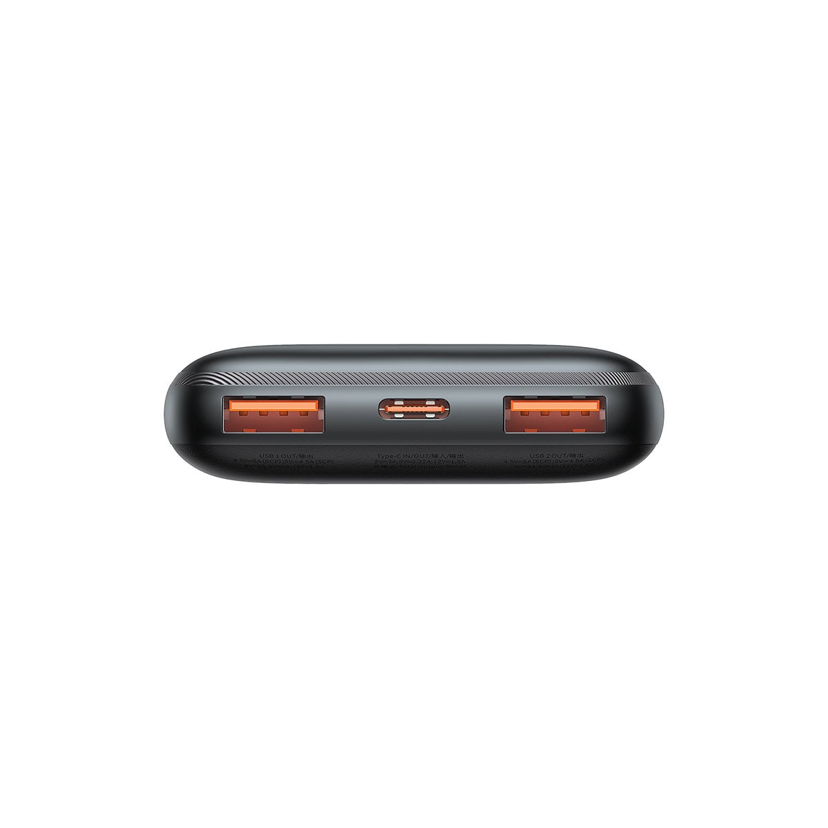 Baseus Bipow Pro powerbank 10000mAh 22.5W + USB 3A 0.3m kábel fekete (PPBD040001)-2