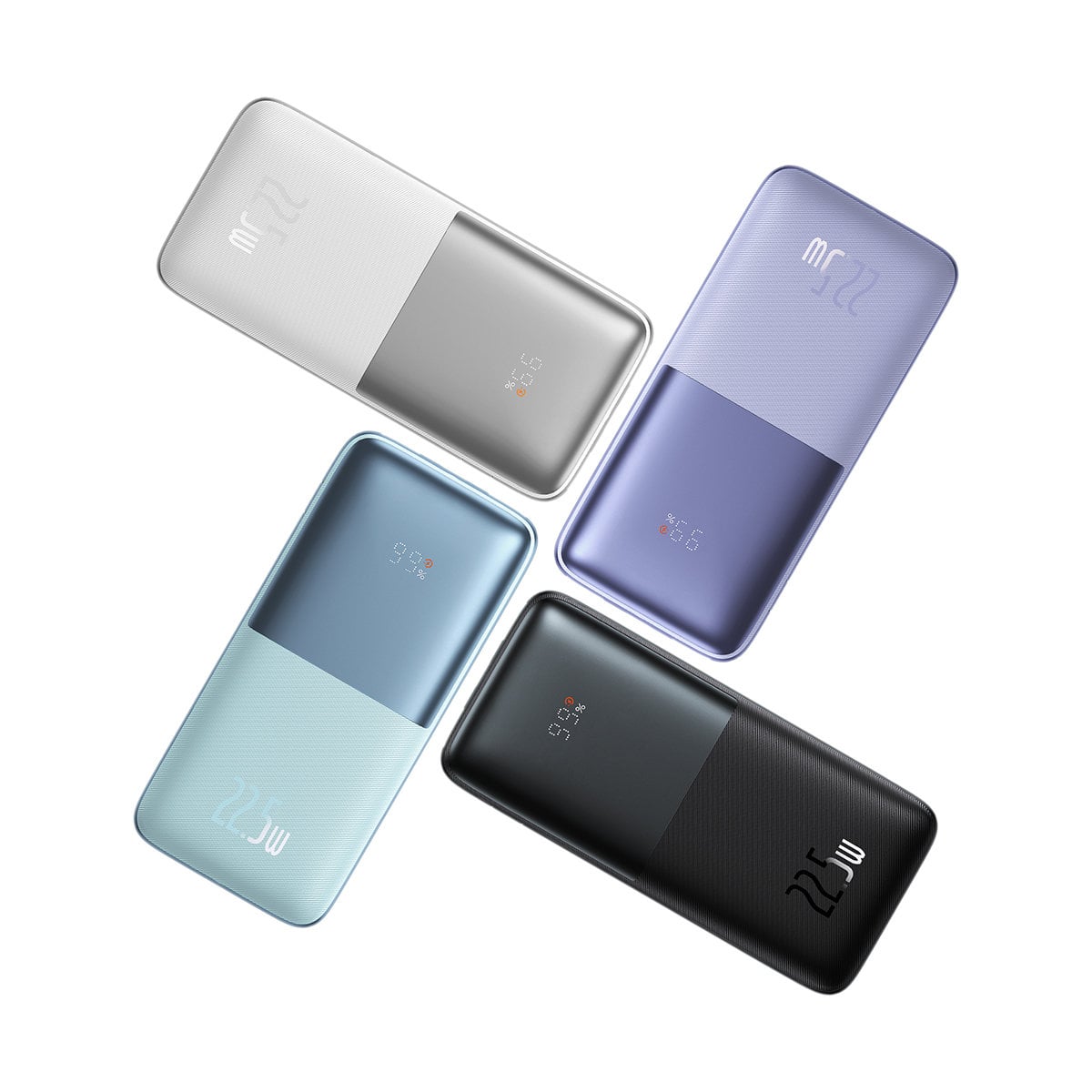 Baseus Bipow Pro powerbank 10000mAh 22.5W + USB 3A 0.3m kábel fekete (PPBD040001)-11